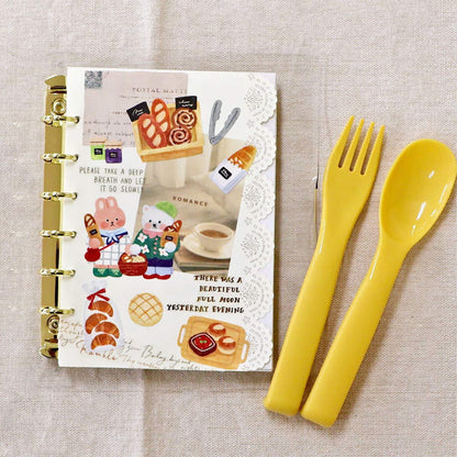 Mind Wave Onaka Shiawase Sticker Sheet - Fuwafuwa Bakery - Sticker Sheets