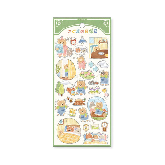 Mind Wave Picture Book Sticker - Little Bear's Sunday - Sticker Sheets