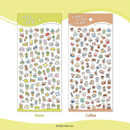 Mind Wave Poko Time Sticker - Animals - Sticker Sheets