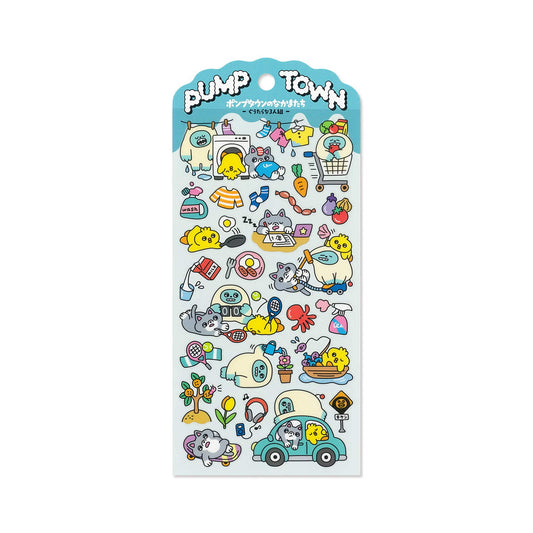 Mind Wave Pump Town Sticker - Laid-back Trio - Sticker Sheets