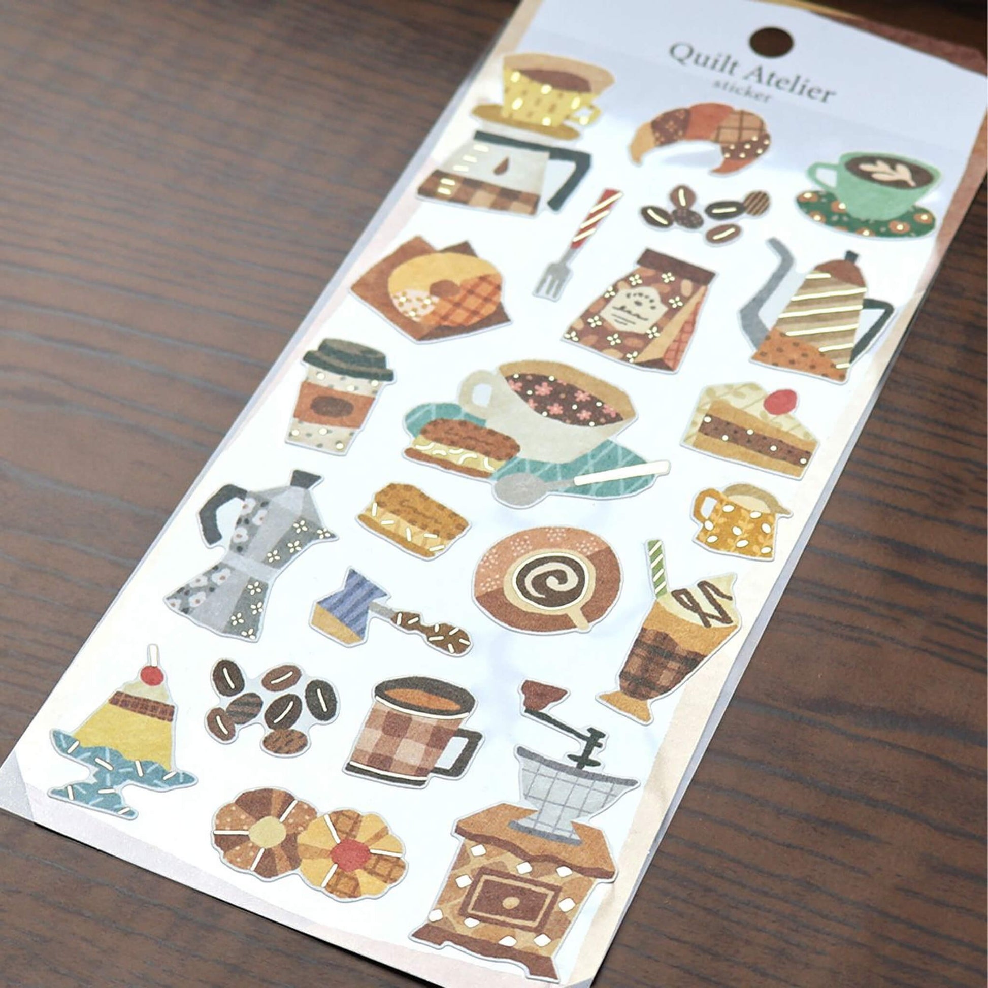 Mind Wave Quilt Atelier Sticker - Relaxing Time - Sticker Sheets
