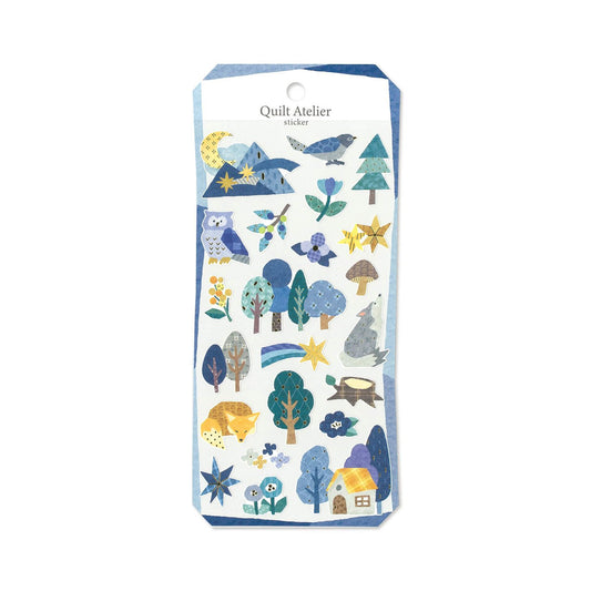 Mind Wave Quilt Atelier Sticker - Starry Forest - Sticker Sheets