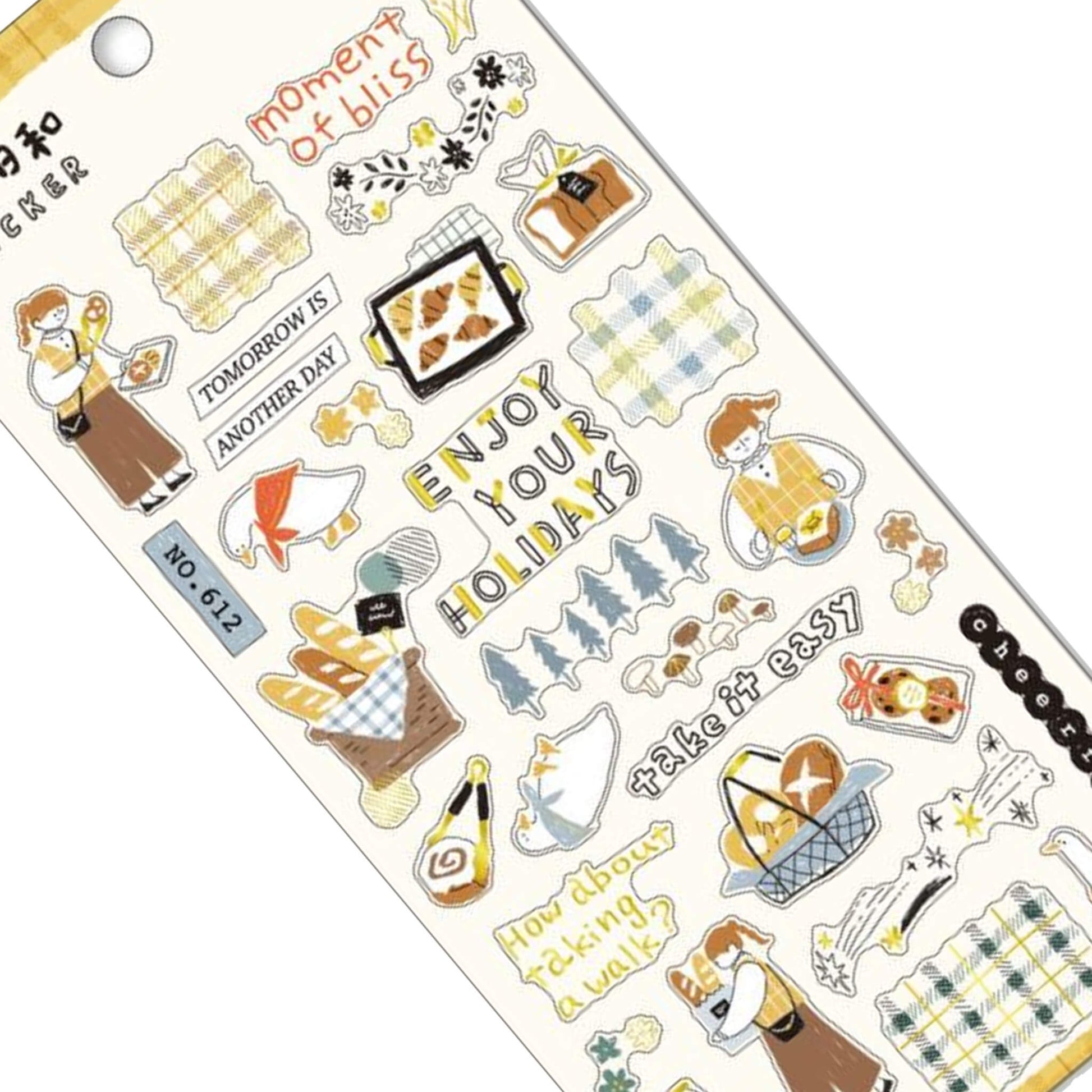 Mind Wave Relax / Nice Day Sticker - Bakery - Sticker Sheets