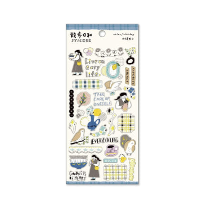 Mind Wave Relax / Nice Day Sticker - Pottery Shop - Sticker Sheets