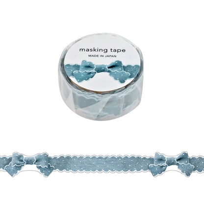 Mind Wave Ribbon Series Die Cut Washi Tape - Denim Blue - Washi Tapes