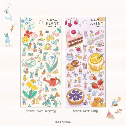 Mind Wave Secret Friends Sticker - Secret Flower Gathering - Sticker Sheets