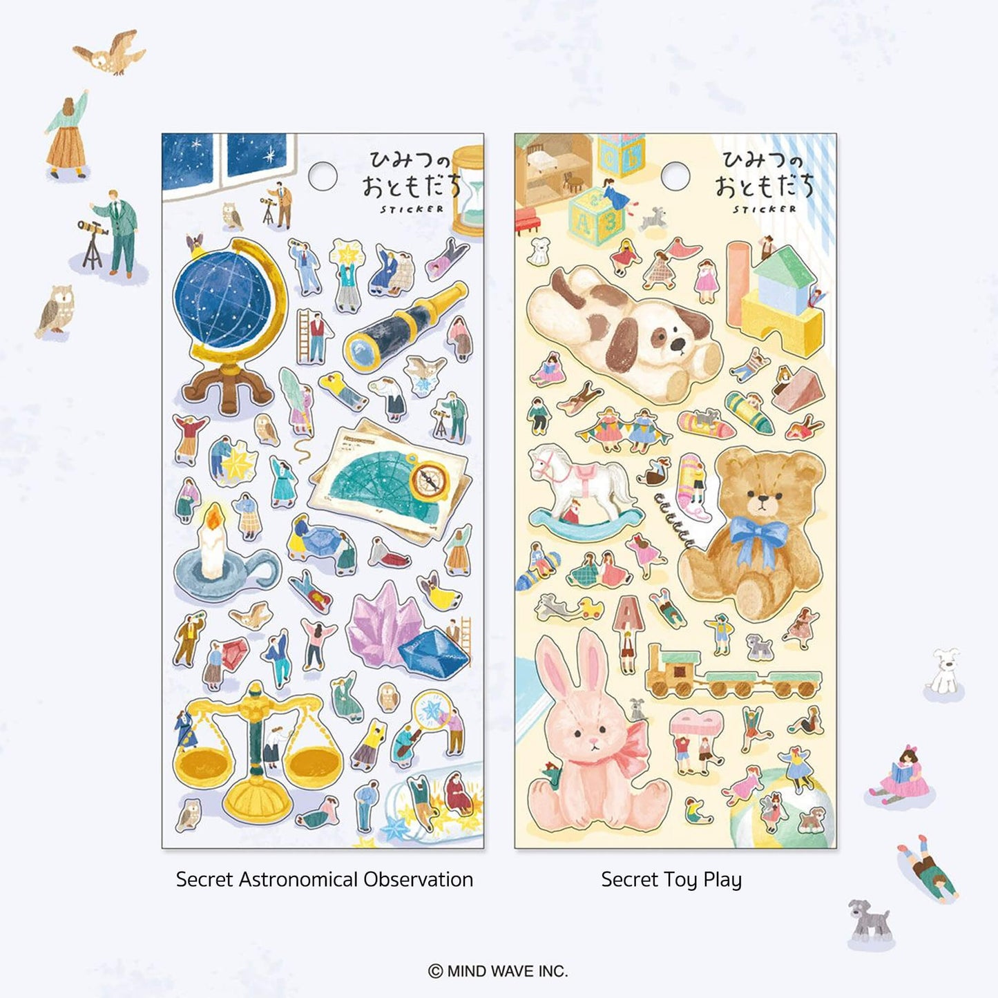Mind Wave Secret Friends Sticker - Secret Toy Play - Sticker Sheets