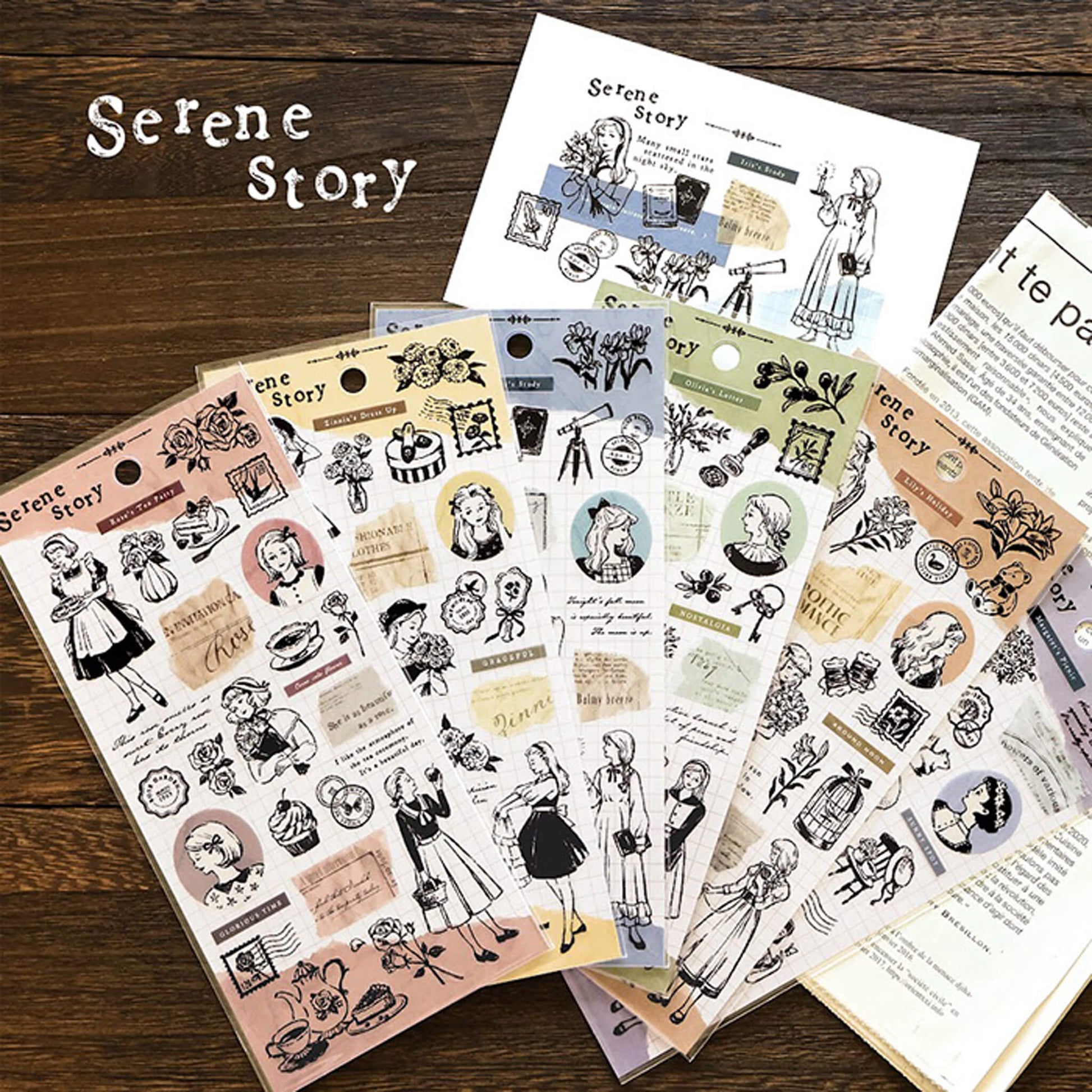 Mind Wave Serene Story Sticker - Lily's Holiday - Sticker Sheets