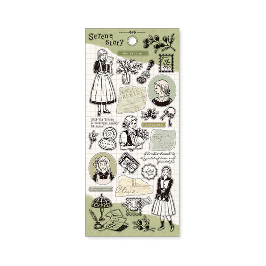 Mind Wave Serene Story Sticker - Olivia's Letter - Sticker Sheets