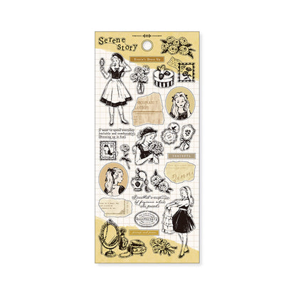 Mind Wave Serene Story Sticker - Zinnia's Dress Up - Sticker Sheets