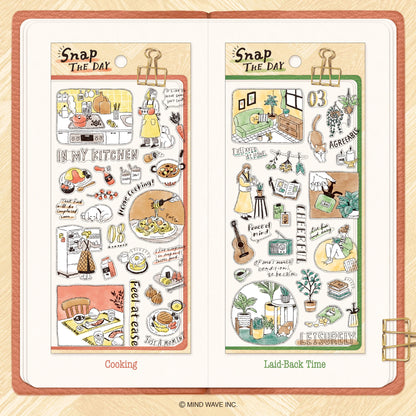 Mind Wave Snap the Day Sticker - Movie Time - Sticker Sheets