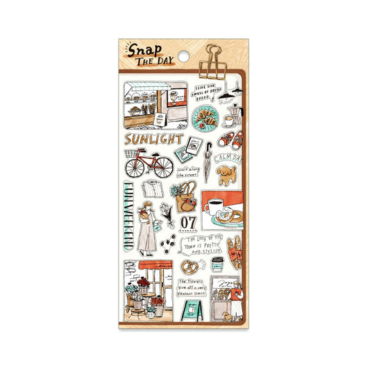 Mind Wave Snap the Day Sticker - Outing Time - Sticker Sheets