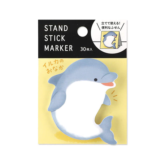 Mind Wave Stand Stick Marker - Dolphin - Sticky Notes