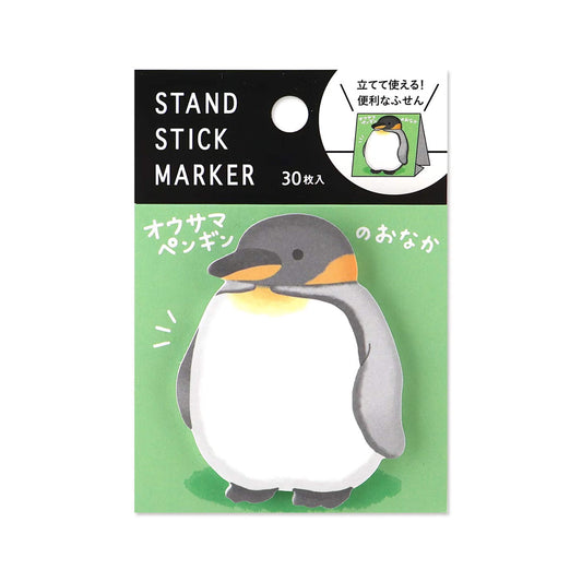 Mind Wave Stand Stick Marker - Emperor Penguin - Sticky Notes