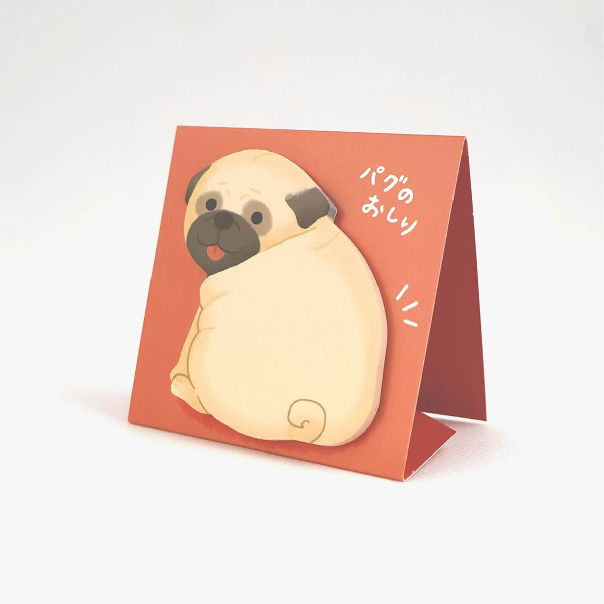 Mind Wave Stand Stick Marker - Pug Bottom - Sticky Notes