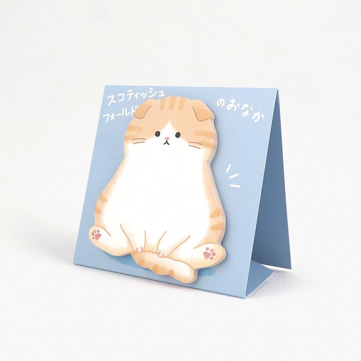Mind Wave Stand Stick Marker - Scottish Fold Belly - Sticky Notes