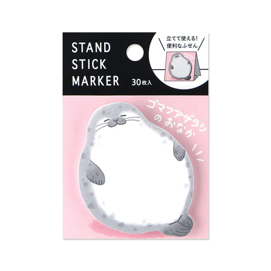 Mind Wave Stand Stick Marker - Spotted Seal - Sticky Notes