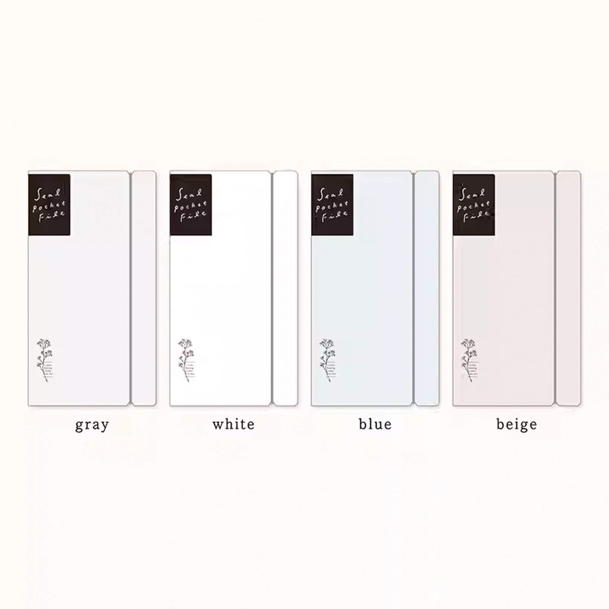 Mind Wave Sticker Pocket File - Beige - Sticker Files