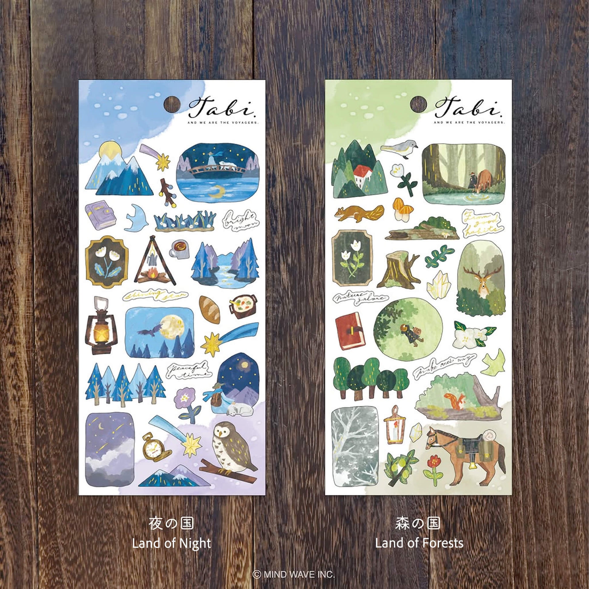 Mind Wave Tabi Sticker - Land of Forests - Sticker Sheets