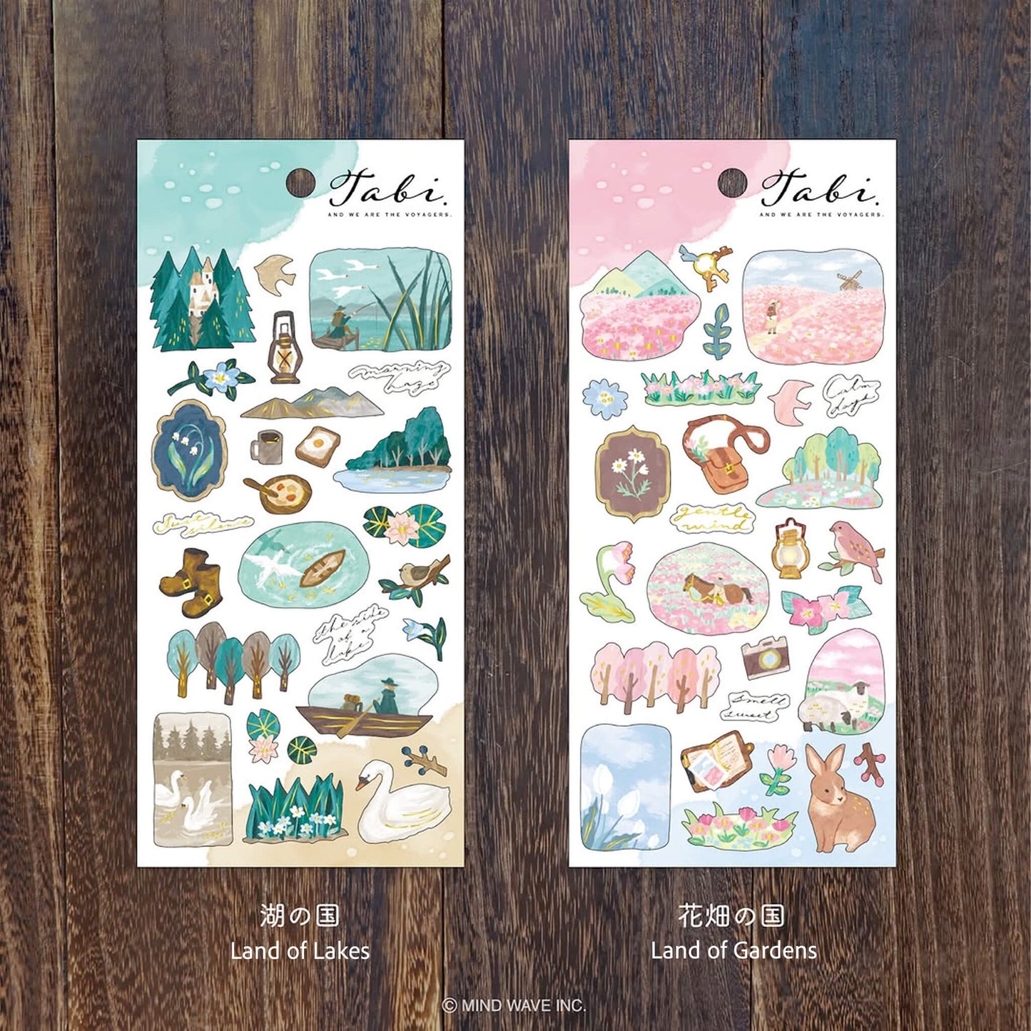 Mind Wave Tabi Sticker - Land of Forests - Sticker Sheets