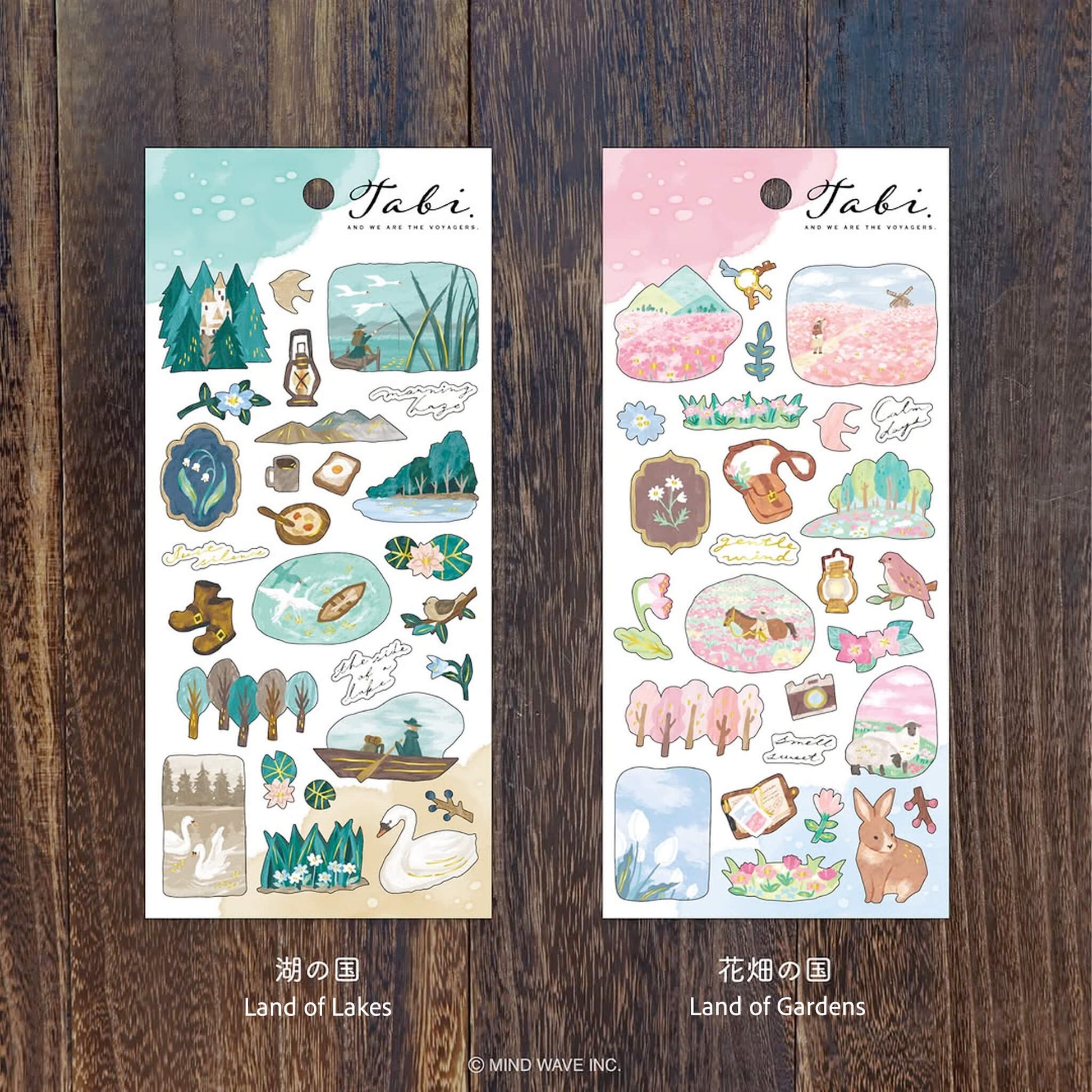 Mind Wave Tabi Sticker - Land of Forests - Sticker Sheets