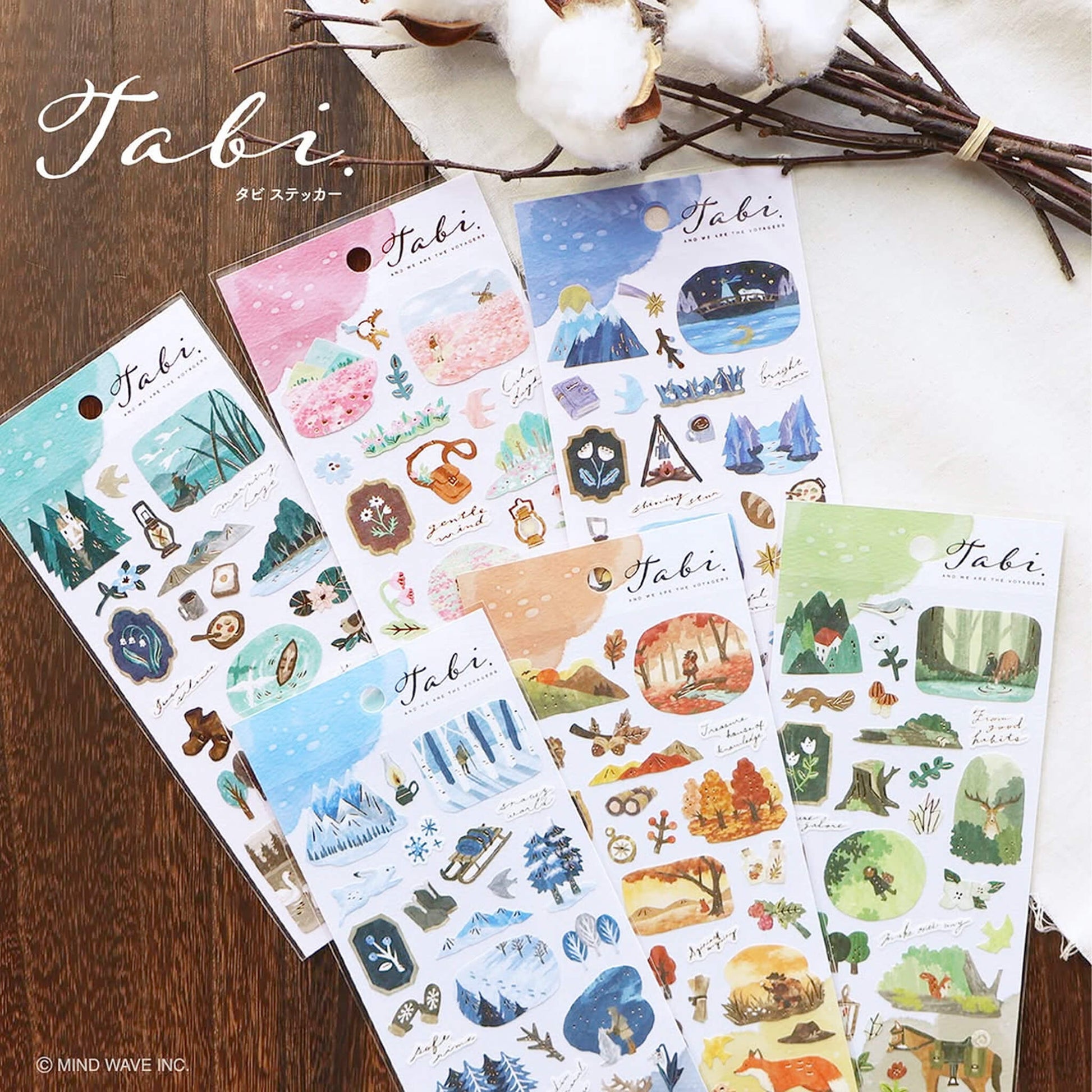 Mind Wave Tabi Sticker - Land of Forests - Sticker Sheets