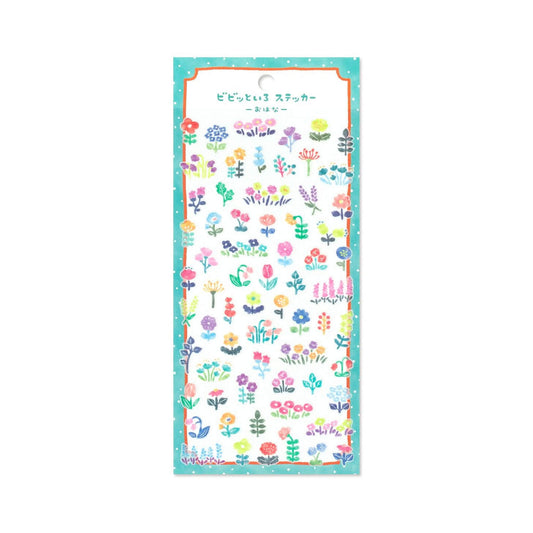 Mind Wave Vivid Color Sticker - Flower - Sticker Sheets