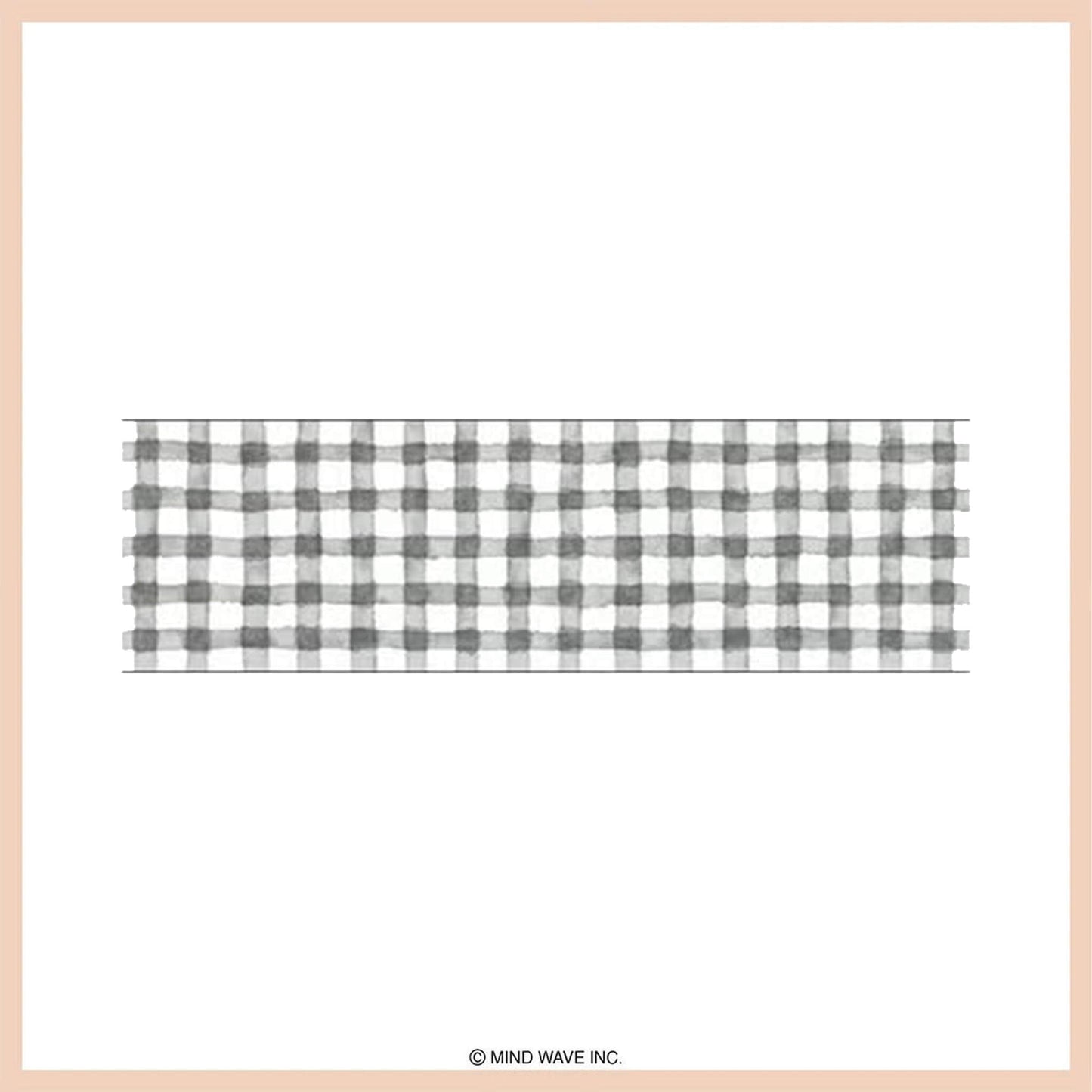 Mind Wave Washi Tape Pattern - Check 24 - Washi Tapes