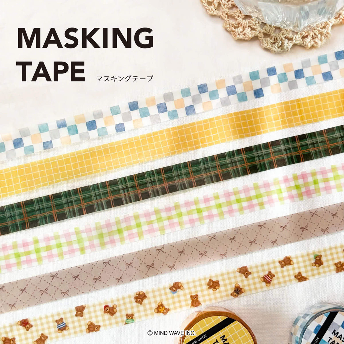 Mind Wave Washi Tape Pattern - Check 30 - Washi Tapes