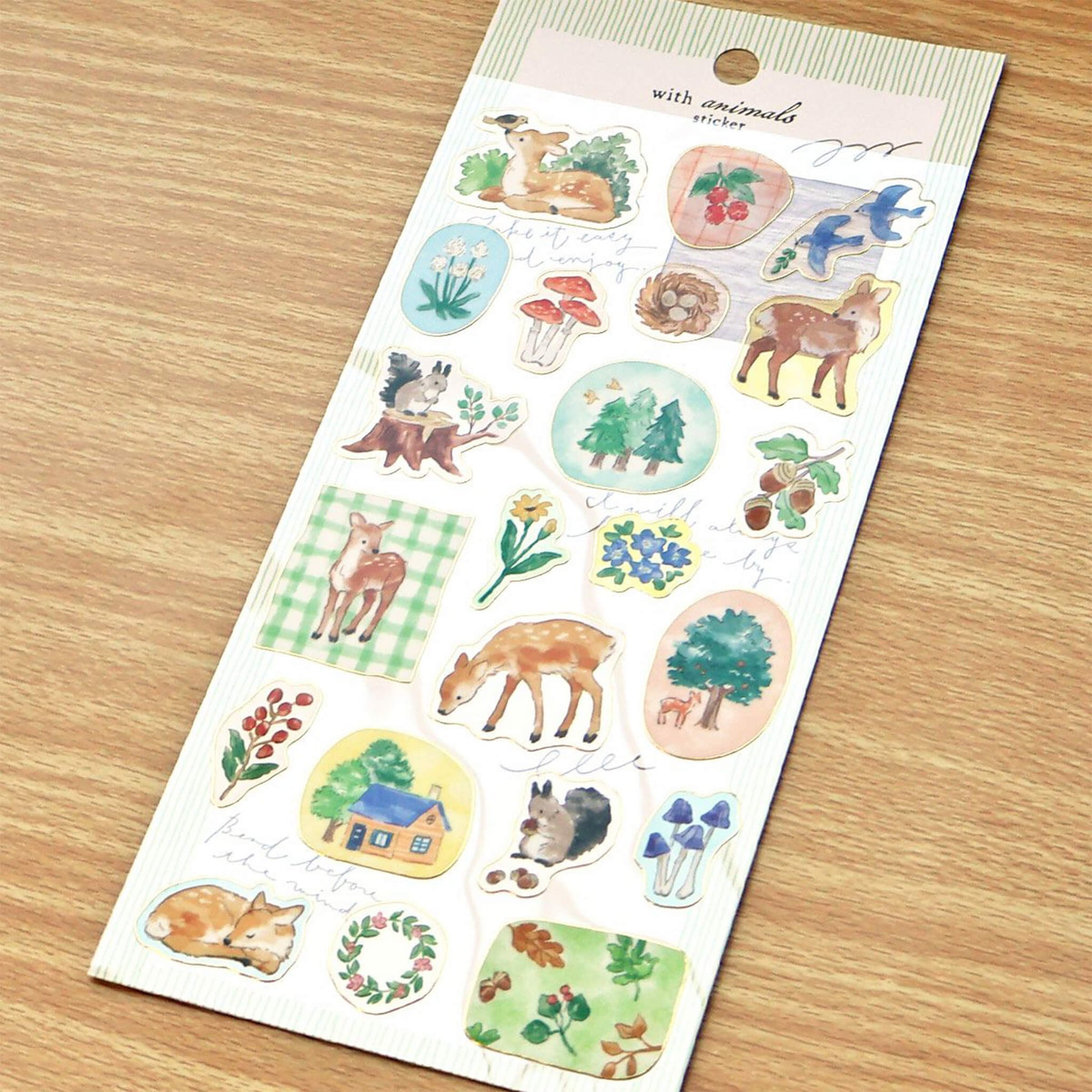 Mind Wave With Animal Sticker - Deer - Sticker Sheets