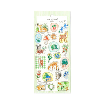 Mind Wave With Animal Sticker - Deer - Sticker Sheets