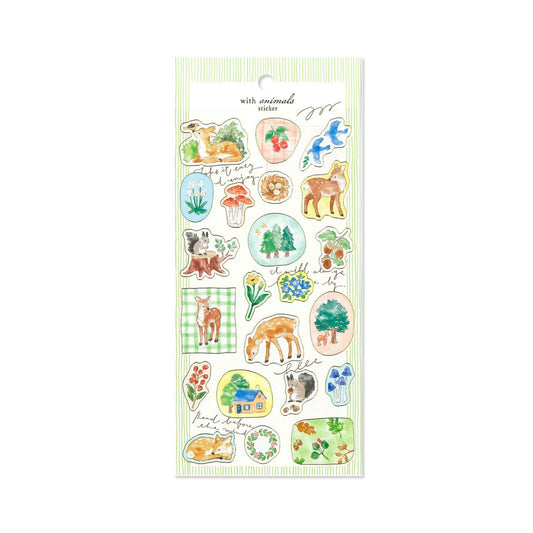 Mind Wave With Animal Sticker - Deer - Sticker Sheets