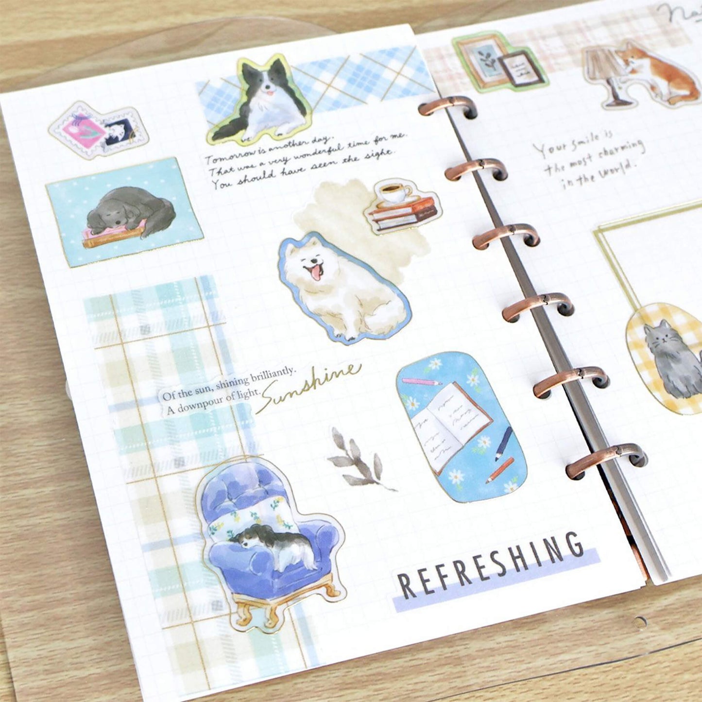 Mind Wave With Animal Sticker - Dog - Sticker Sheets