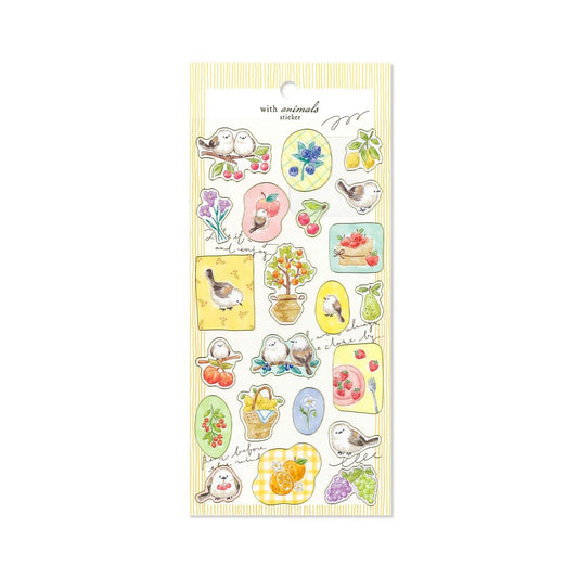 Mind Wave With Animal Sticker - Shimaenaga - Sticker Sheets
