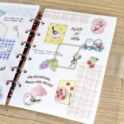 Mind Wave With Animal Sticker - Shimaenaga - Sticker Sheets