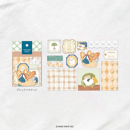 Mind Wave Yori - Dori Flake Sticker - Bread Basket - Flake Stickers