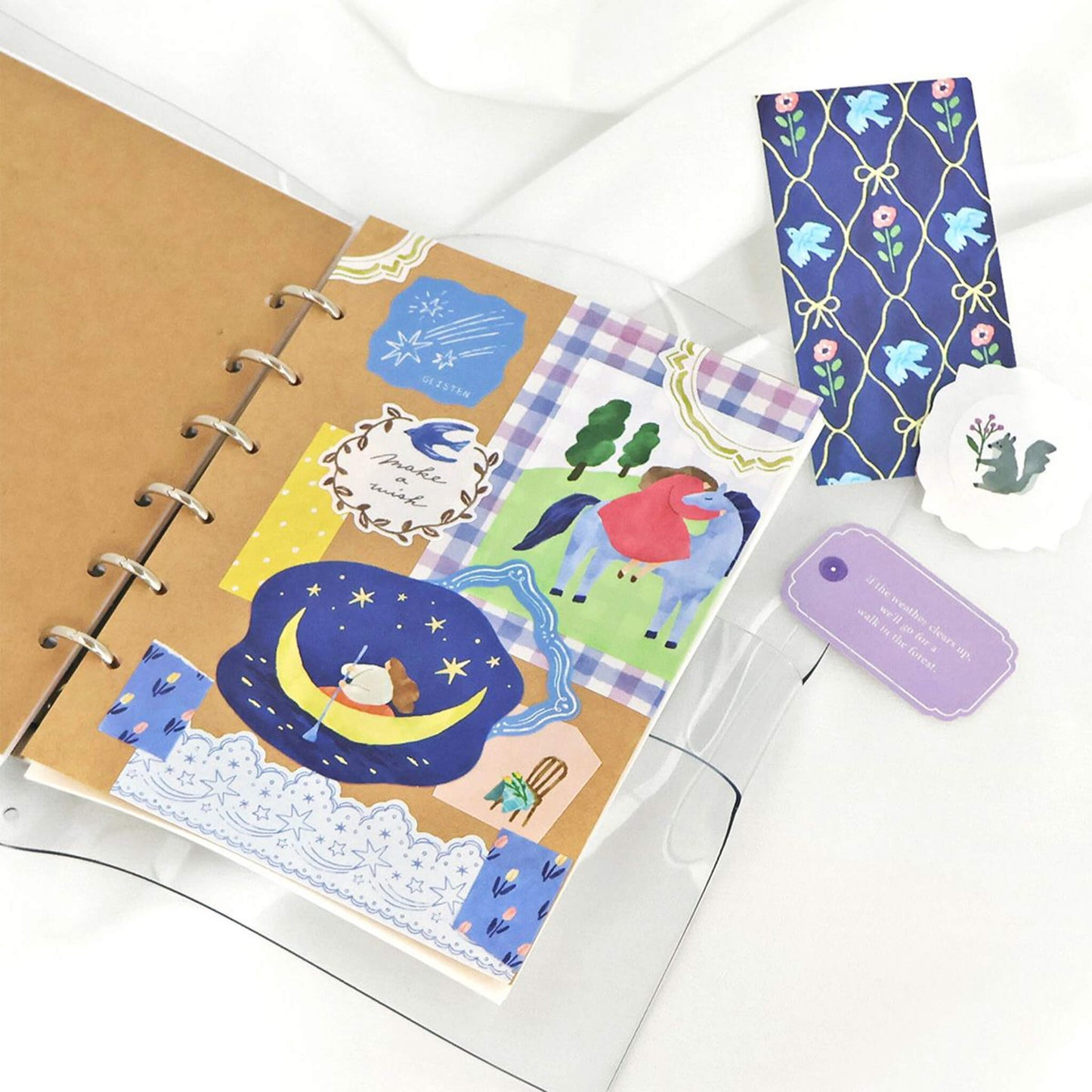 Mind Wave Yori - Dori Flake Sticker - Moonlit Dream - Flake Stickers