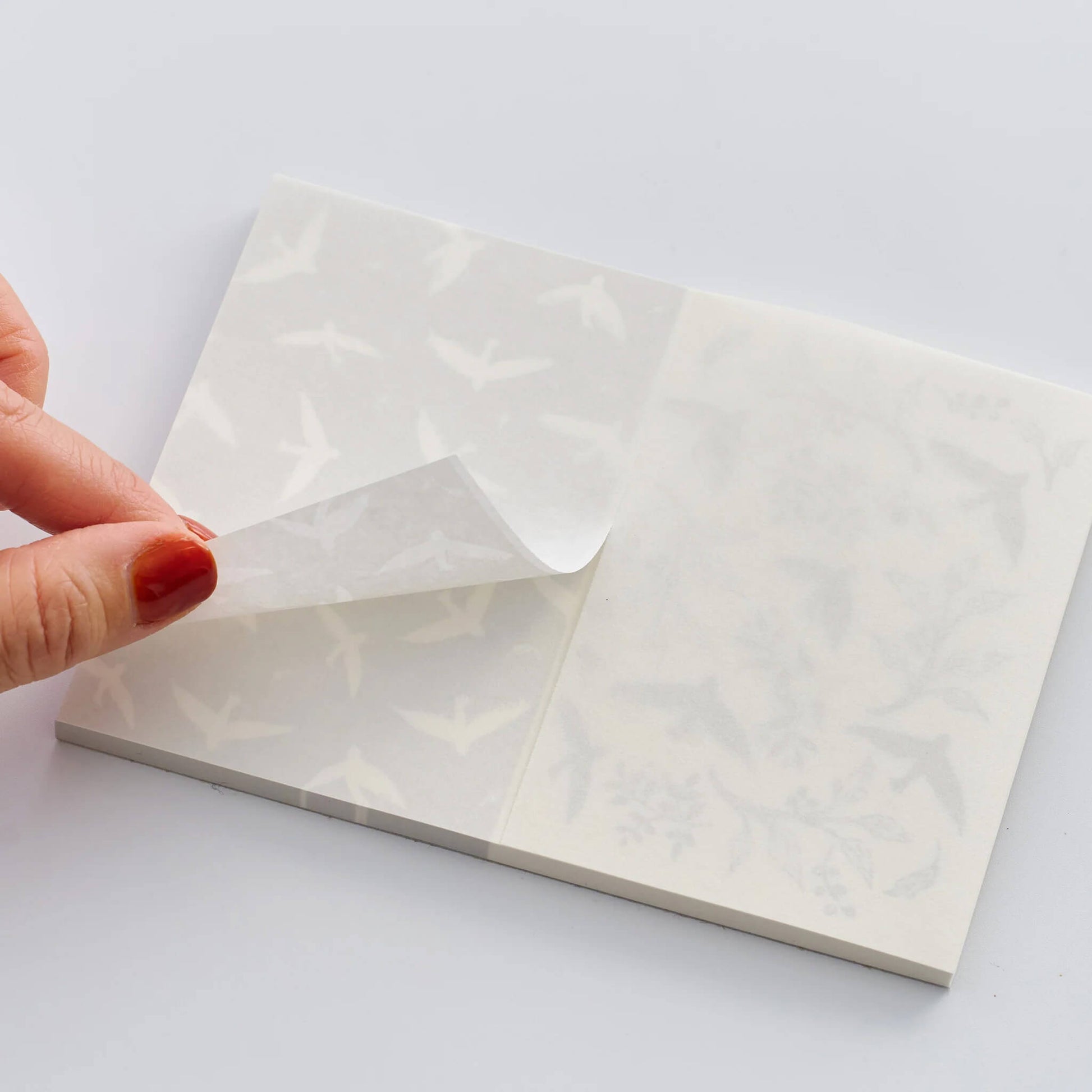 Mizushima × ATELIER.encle d'encle Perforated Memo Pad - Tori - Memo Pads