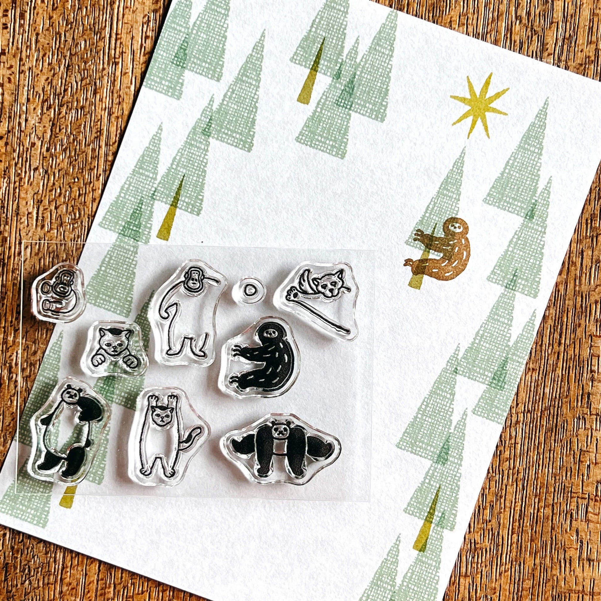 Mizushima JIZAI Clear Stamp Pocket - Sneaking Into Everything 02 - Clear Stamps