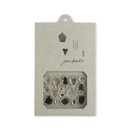 Mizushima JIZAI Clear Stamp Pocket - Tree 01 - Clear Stamps