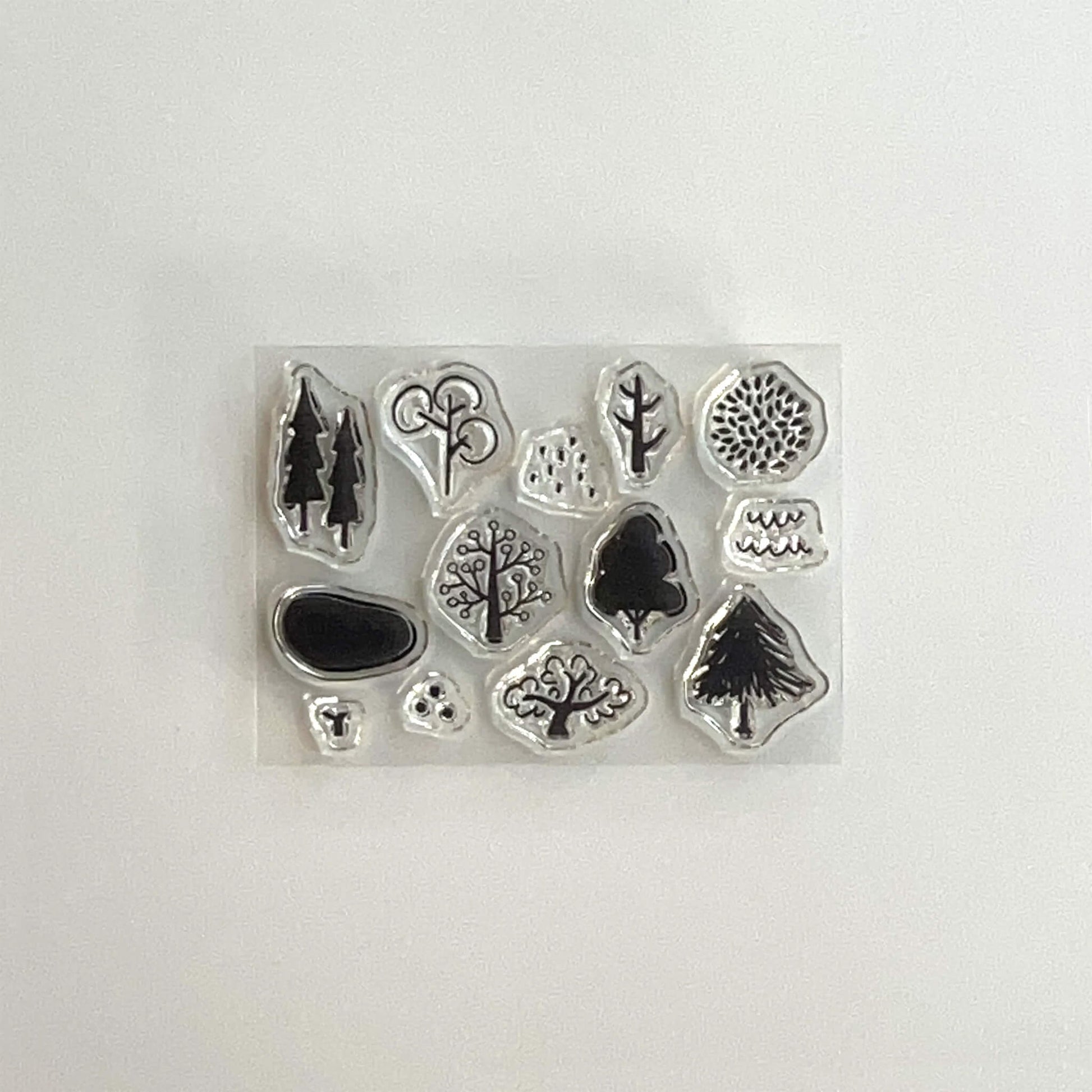 Mizushima JIZAI Clear Stamp Pocket - Tree 02 - Clear Stamps