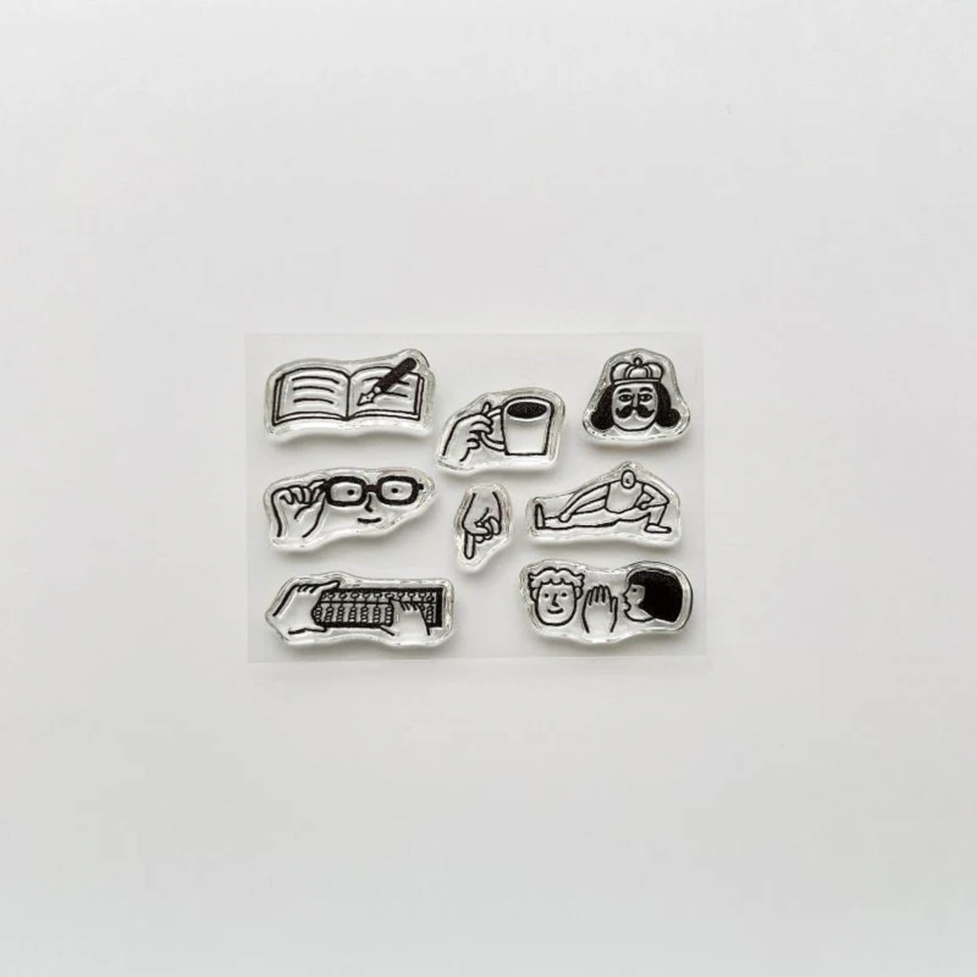 Mizushima JIZAI Clear Stamp Pocket - Work - Clear Stamps