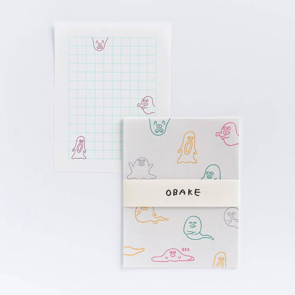 Mizushima × Keiko Shibata Mini Letter Set - Ghost - Mini Letter Writing Sets