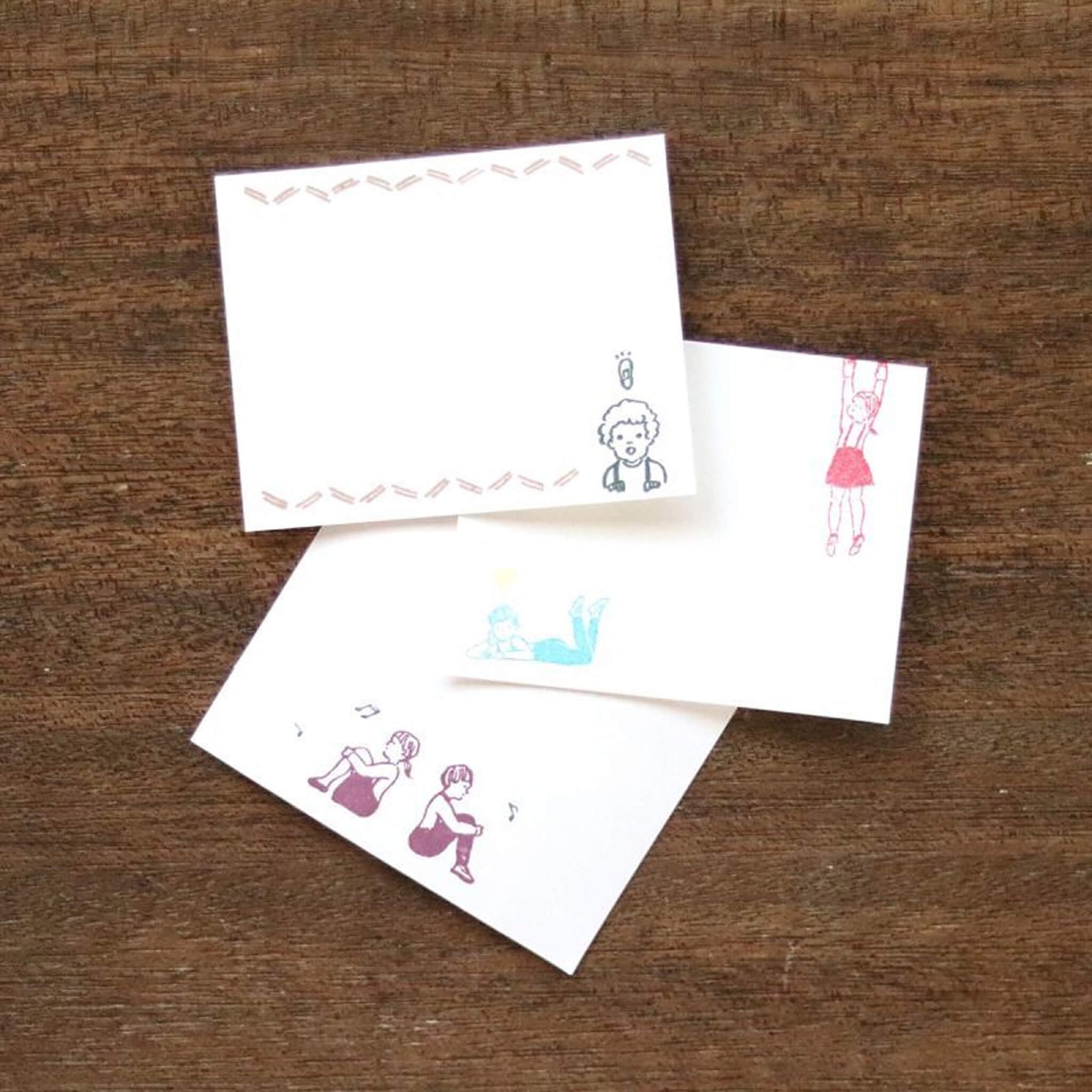 Mizushima × Masco Eri JIZAI Clear Stamp Box - Motif Set Children - Clear Stamps