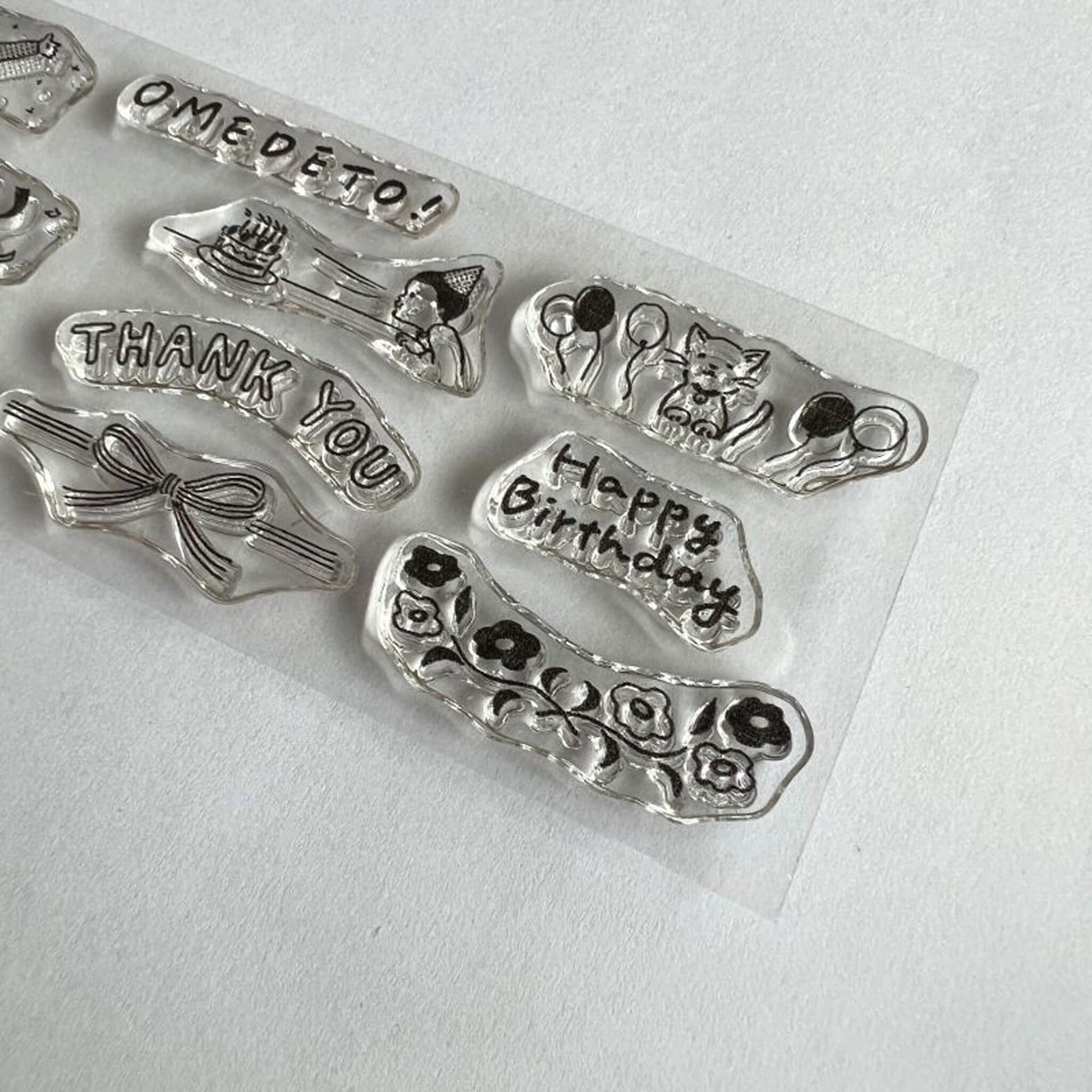 Mizushima × Masco Eri JIZAI Date Stamp - Oiwai Children - Date Stamps