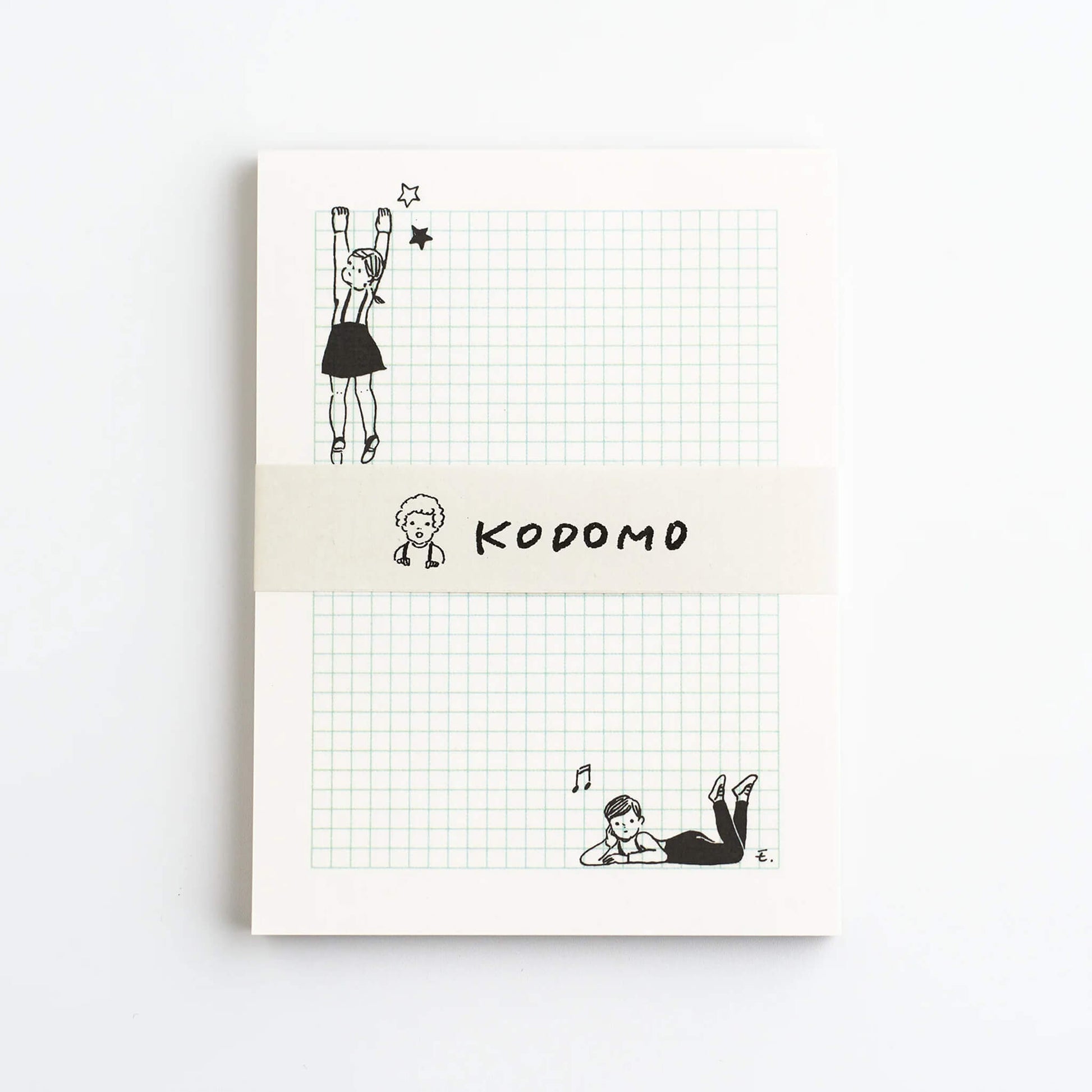 Mizushima × Masco Eri Memo Pad - Kodomo Free Time - Memo Pads