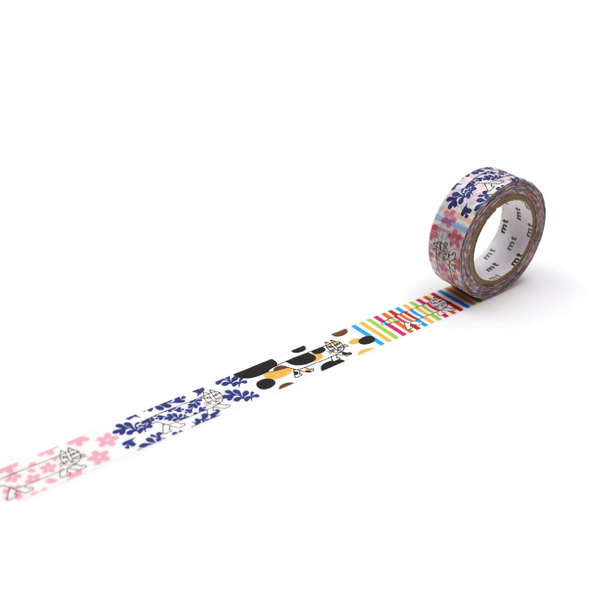 MT Artist Series Washi Tape - Lisa Larson - Mikey Pattern [15mm Width] - Washi Tapes