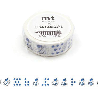 MT Artist Series Washi Tape - Lisa Larson - Molly [15mm Width] - Washi Tapes