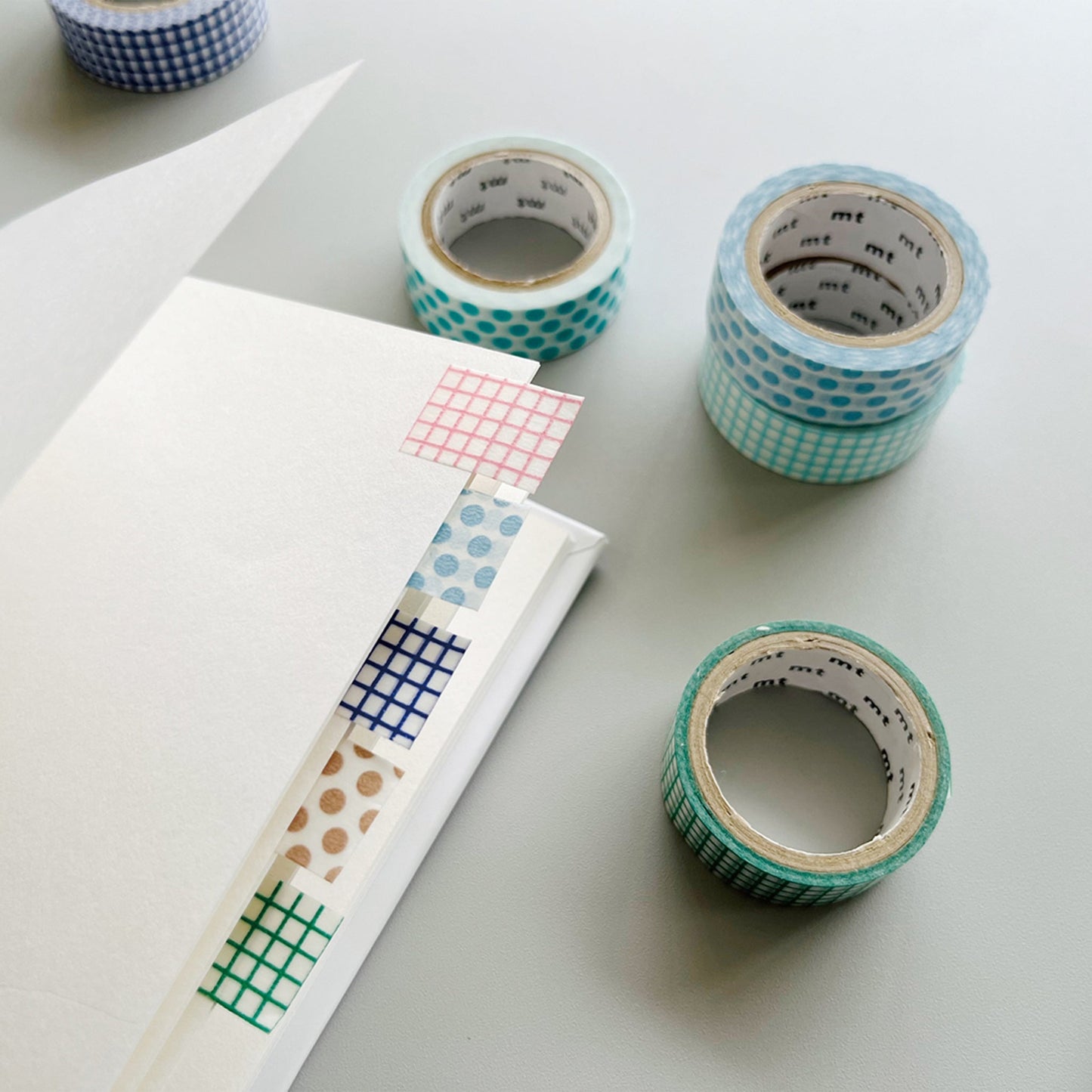 MT Basic Washi Tape - Dot Black [15mm Width] - Washi Tapes