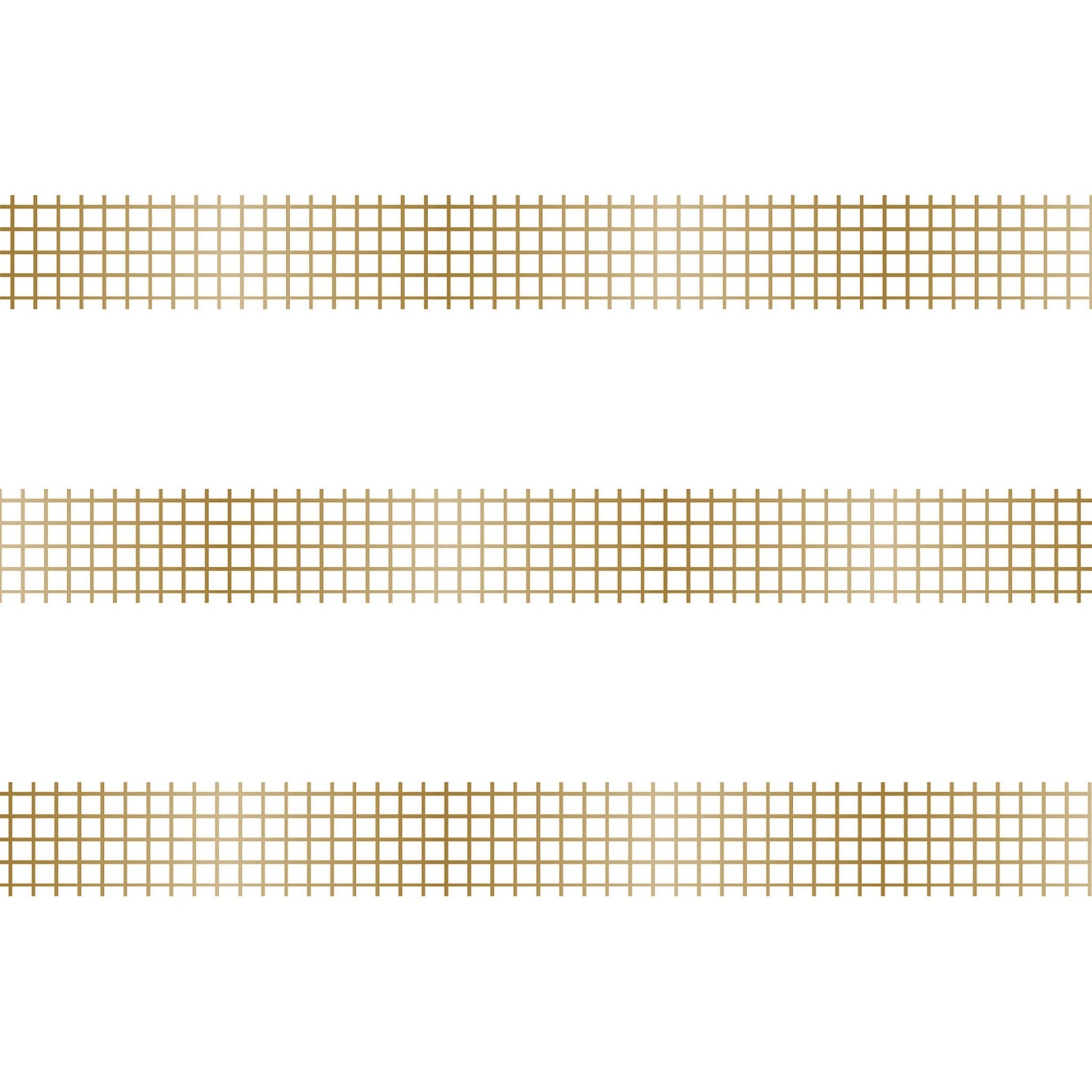 MT Basic Washi Tape - Grid Gold [15mm Width] - Washi Tapes